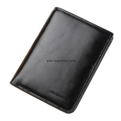 Leather Bi-fold Men Wallet Fashion Luxury Coin Bag Zipper Small Money Wallet Dollar Slim Wallet Wallet Wallet