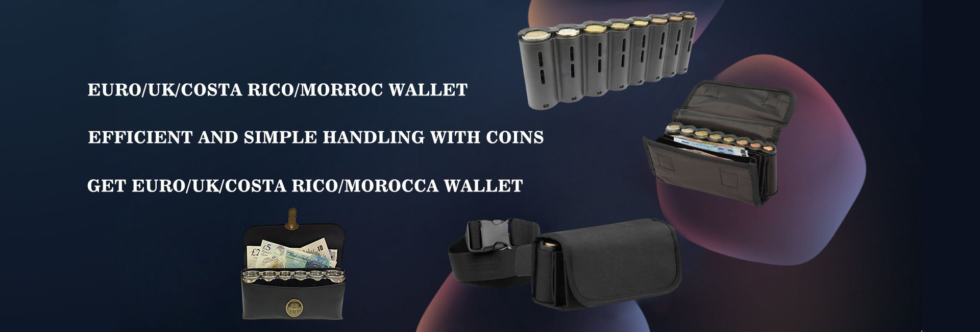 Waiter euro wallet bag pouch