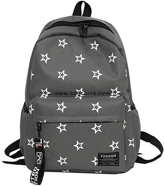 Unisex Fashion Star Pattern Backpack Outdoor Travel Backpack 