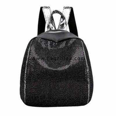 Ladies Sequin Backpack Women's Travel Quality Fashion Bags 