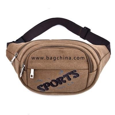 Fanny Pack for Men, Large Capacity of 3 Zippered Compartments, Sports Waist Pack Bag with Adjustable Strap