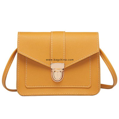 Fashion Small Crossbody Bags for Women 2020 Mini PU Leather Shoulder bag Messenger Bag for Girl Yellow bag Ladies Phone Purse
