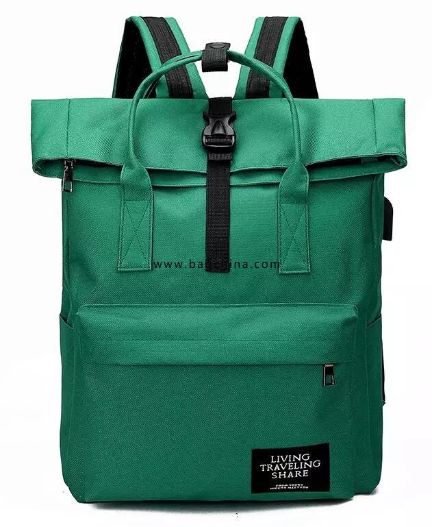 Women External USB Charge Backpack Canvas Rucksack Male Mochila Escolar Girls Laptop Shoulder School Bags Backpack for teens
