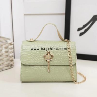 2020 Fashion Trend Women Ladies Lightweight Crossbody Bag Faux Leather Shoulder Handbags Classic Crocodile Pattern Purse