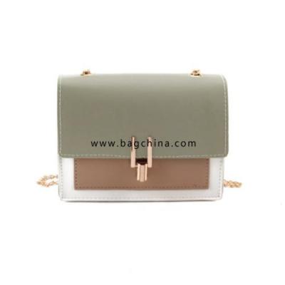 2020 Fashion Trend New Women Bags PU Leather Crossbody Evening Clutch Purse Metal Chain Shoulder Strap Small Handbags Tote