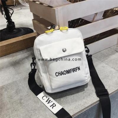 Women Shoulder Bag Fashion Pure Color Casual Tote Outdoor Bag Canvas Handbag Zipper Messenger Messenger Bags Sac Main Femme