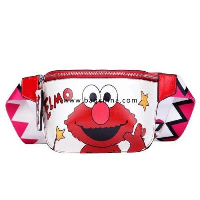 Waist Bag Women's Fanny Pack Cartoon Belt Bags Handy Packs Banana Chest Bag Female Hip Package Crossbody Purse PU Leather Pouch