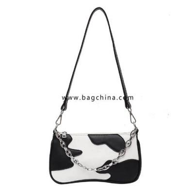 Cow Pattern PU Leather Crossbody Bags For Women 2020 Summer Fashion Shoulder Handbags Female Travel Chain Cross Body Bag