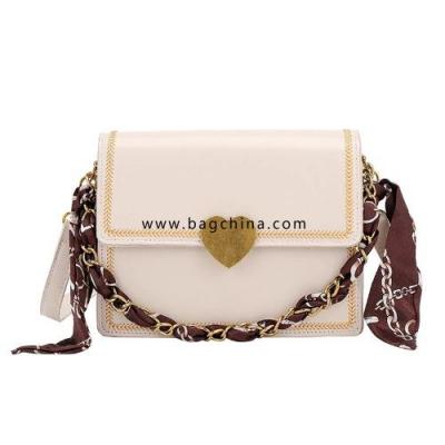 Luxury women bag designer 2020 fashion wild small messenger shoulder bag handbag black white chain ladies handbag