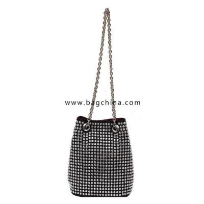 Diamond Bucket bag 2020 Summer New High-quality PU Leather Women's Designer Handbag Chain Shoulder Messenger Bag Phone Purses