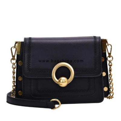 Fashion chain ins small bag women texture western style shoulder bag spring and summer new 2020 wild crossbody bag