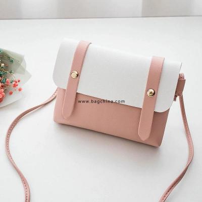 2019 Spring and Autumn Crossbody Bags for Women Convenient Fashion Shoulder Bag Hit Color Change Mobile Phone Small Bag