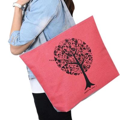 Brand Women's Canvas Handbags High Quality Female Cute Tree Printing Shoulder Bags Casual bolsos femenina Ladies Totes Bolsas