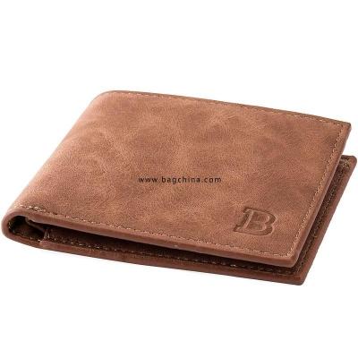 Leather Wallets for Men Casual Men Short Wallet Wallet Retro Coin Bag Zipper Small Wallet New Design Dollar Bag Coin Purse